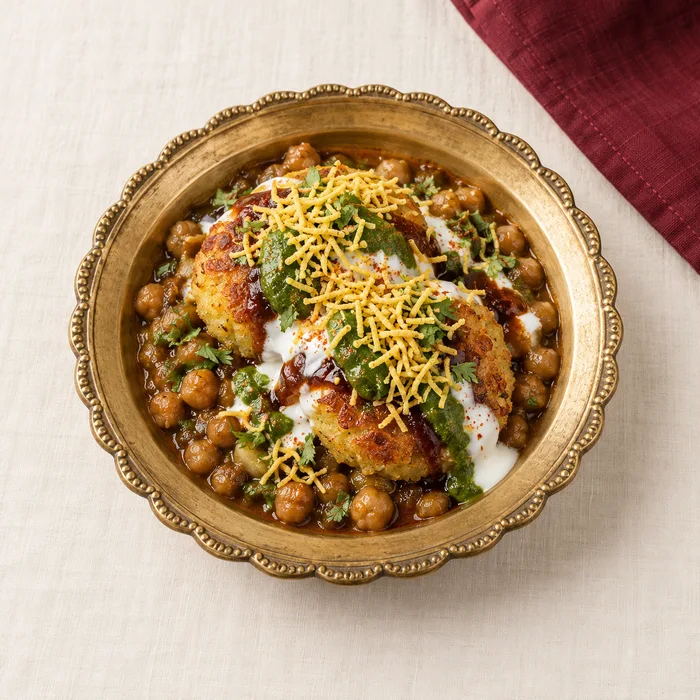 Aloo Tikki Chaat — illustrative food image