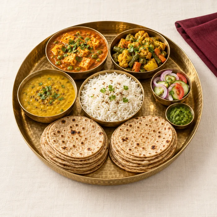 Family Thali — illustrative food image