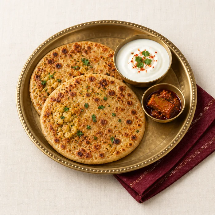 Gobhi Paratha Meal — illustrative food image