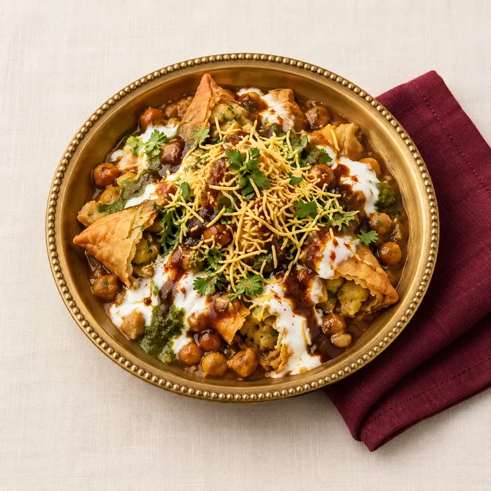 Samosa Chaat — illustrative food image