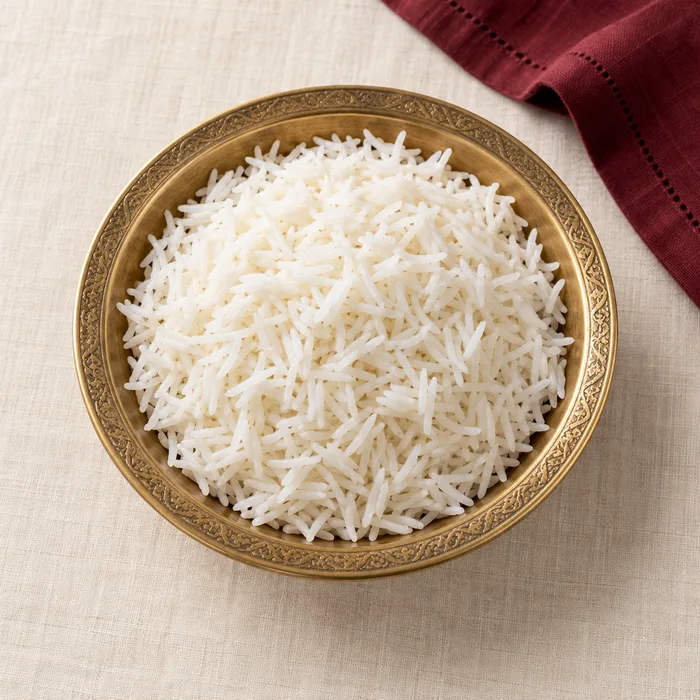 Steamed Basmati Rice — illustrative food image